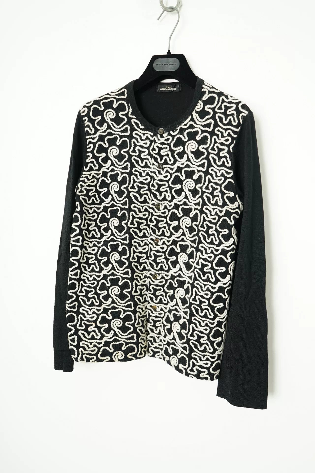 Comme des Garçons Cord Embroidery Cardigan
