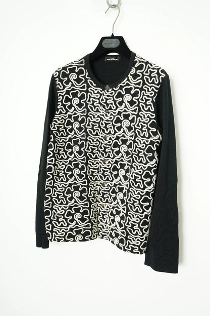 Comme des Garçons Cord Embroidery Cardigan