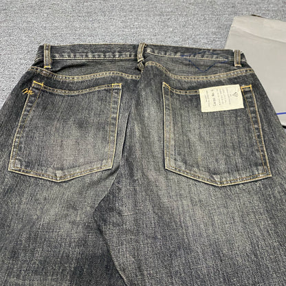 MADNESS 18AW Distressed Cropped Jeans
