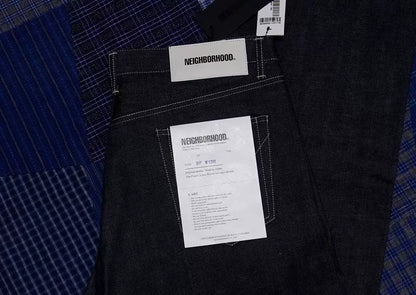 neighborhood rigid denim dp wide pants