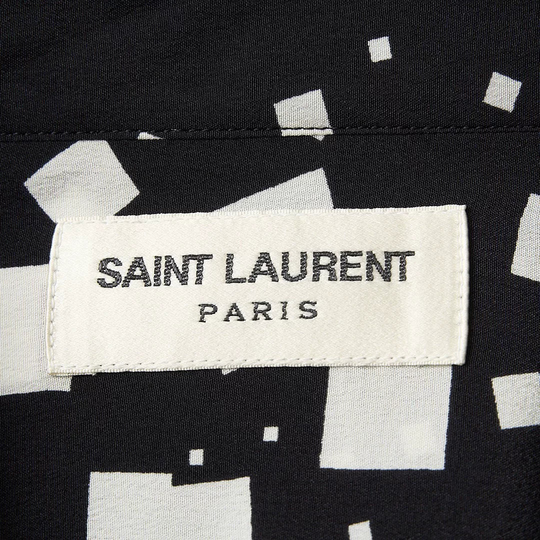 Saint Laurent Men's Square Collar Shirt
