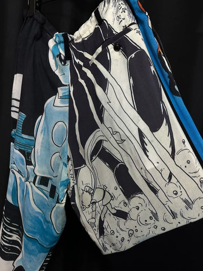 yohji yamamoto wide-leg pants tribute artwork