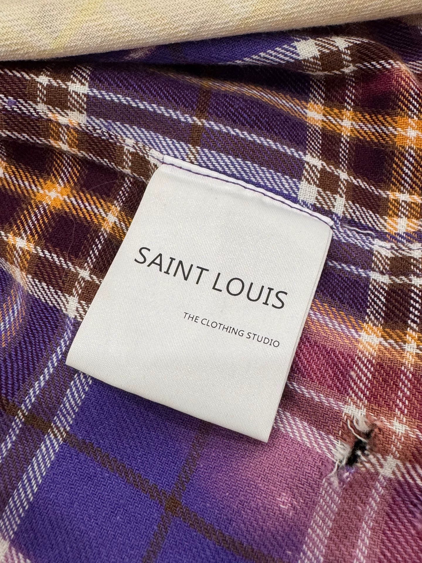 Sssaint Louis Tie-Dye Distressed Shirt M