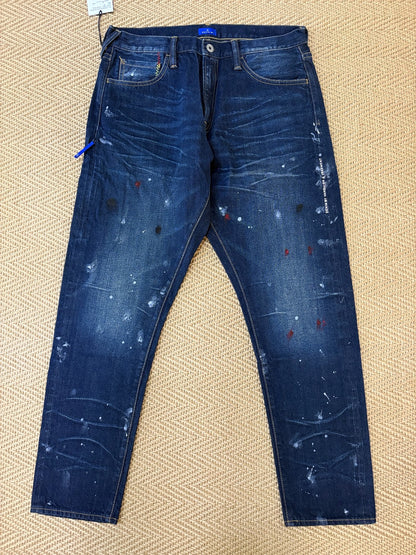 Denim by Vanquish & Fragment Lightning Splatter Jeans