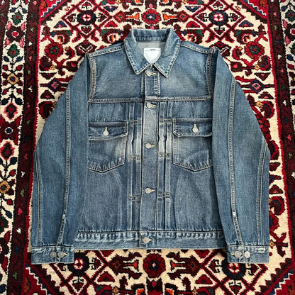 visvim 11aw 101 yellow mud denim jacket