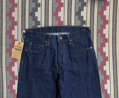 warehouse 1105 raw denim straight jeans