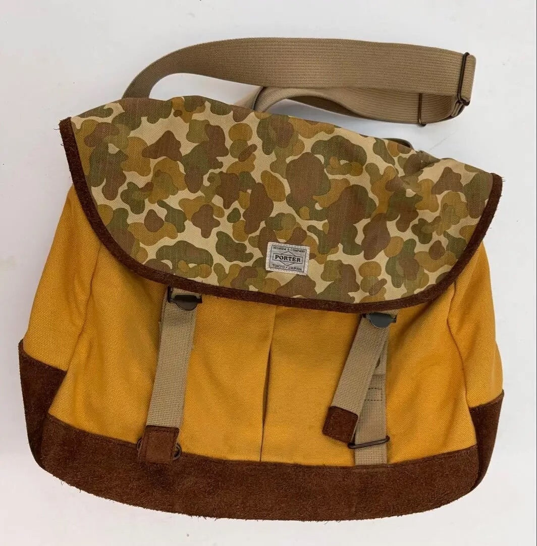 shoulder bag with unique camouflage design