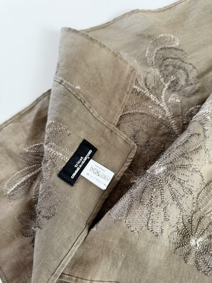 Comme des Garçons Tricot Embroidered Shawl
