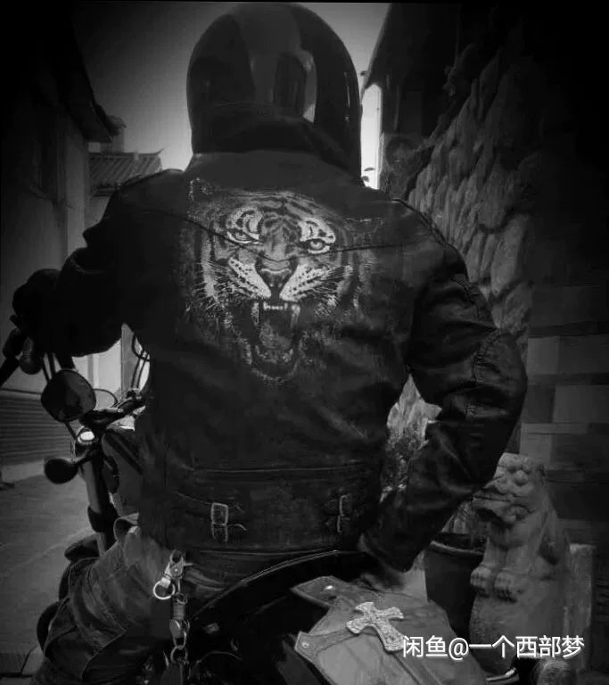 Ralph Lauren Oil Wax Tiger Head Jacket