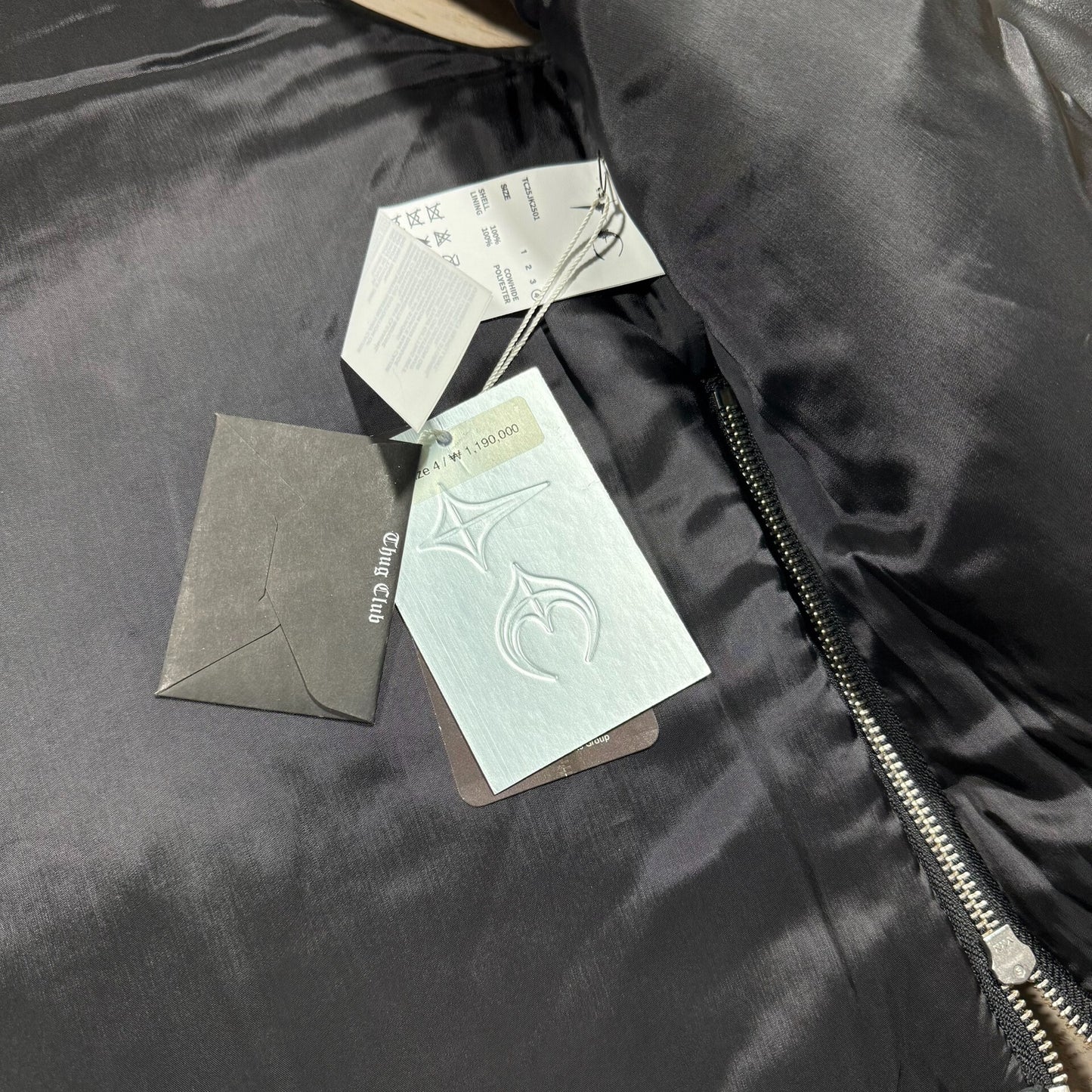 Thug Club Quilted Leather Vest