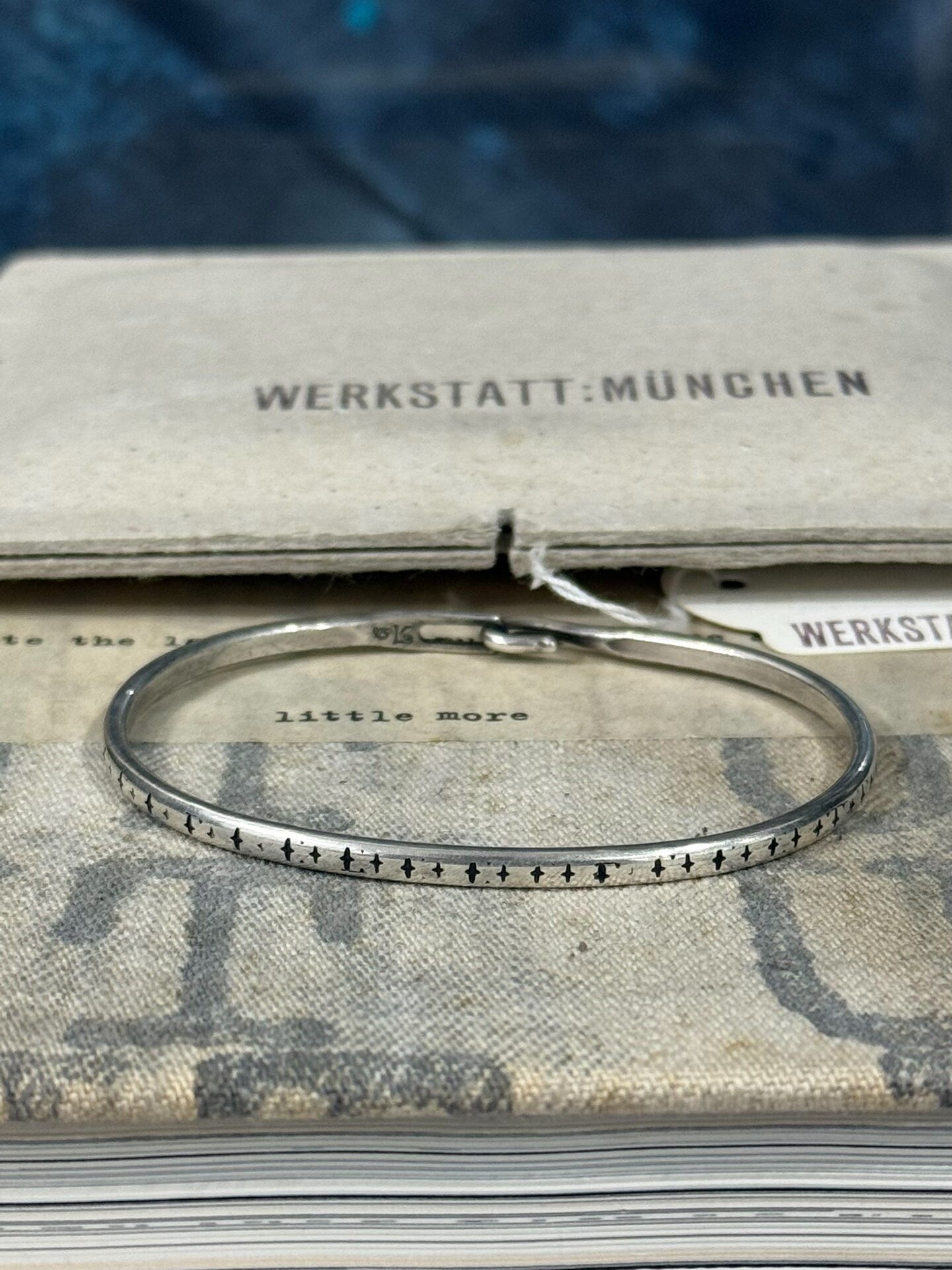 Werkstatt Munchen Silver Cross Bracelet Size S