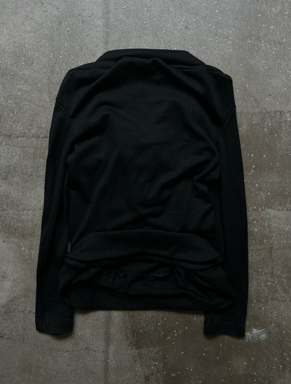 junya watanabe unique black long sleeve top