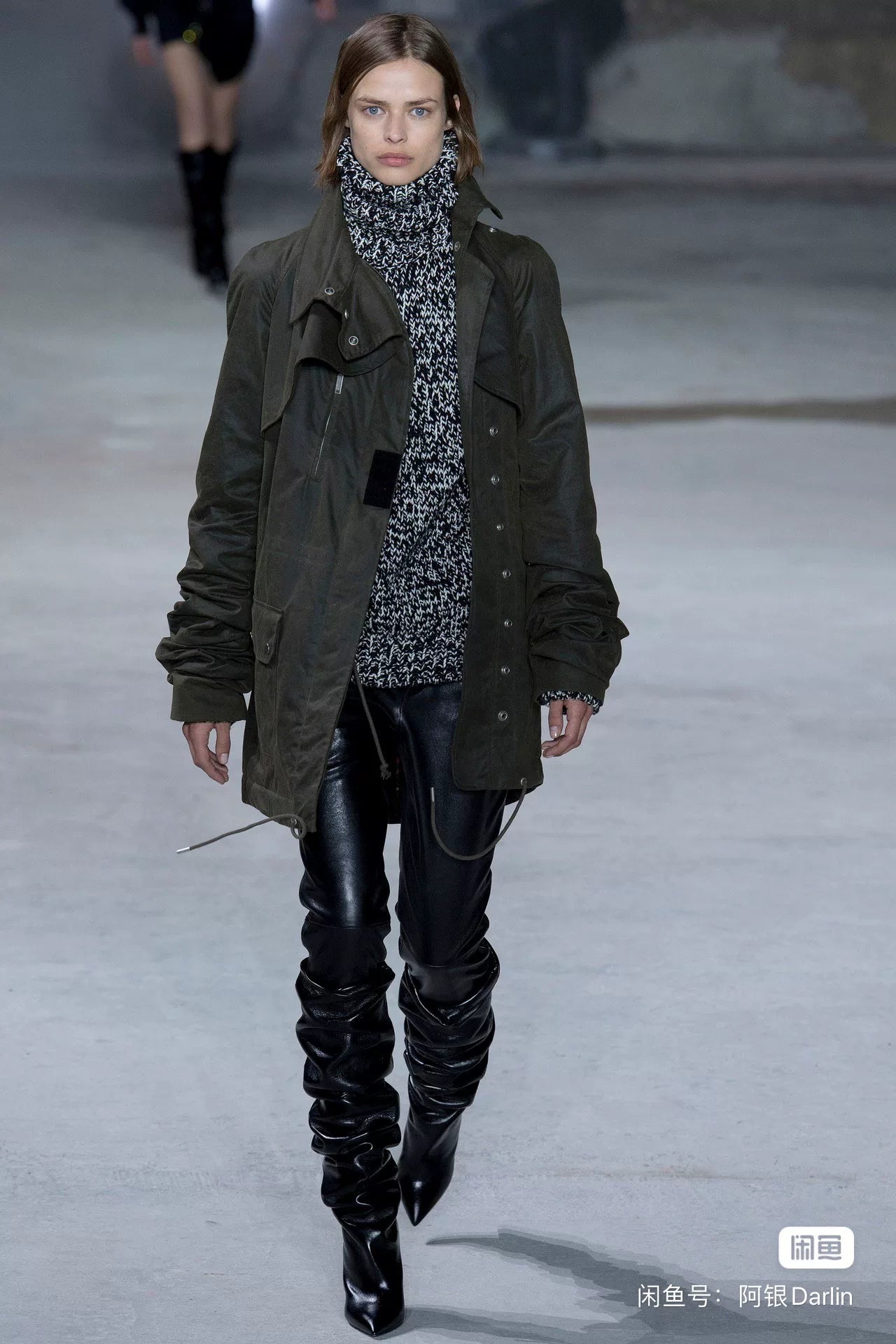 saint laurent high-neck wool sweater