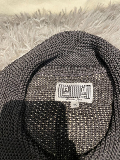 CAVEMPT Mesh Knit Sweater Coat