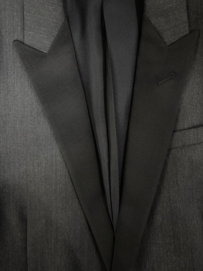Saint Laurent Structured Dark Gray Blazer