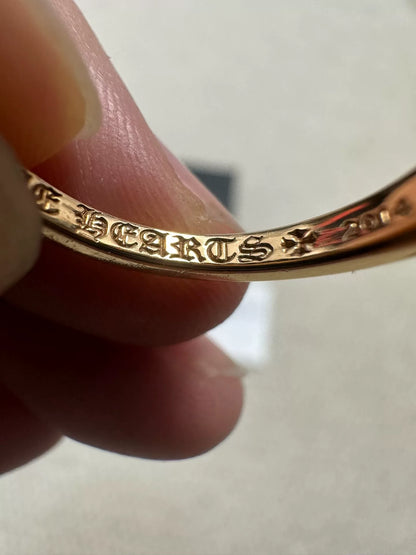 Chrome Hearts 22k Gold BabyClsc Cross Ring