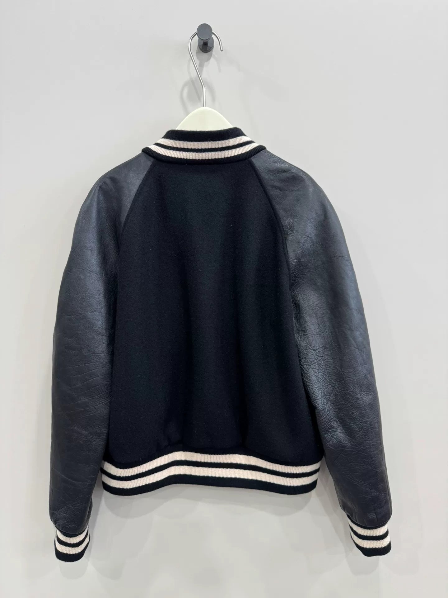 gucci wool leather bomber jacket size 50