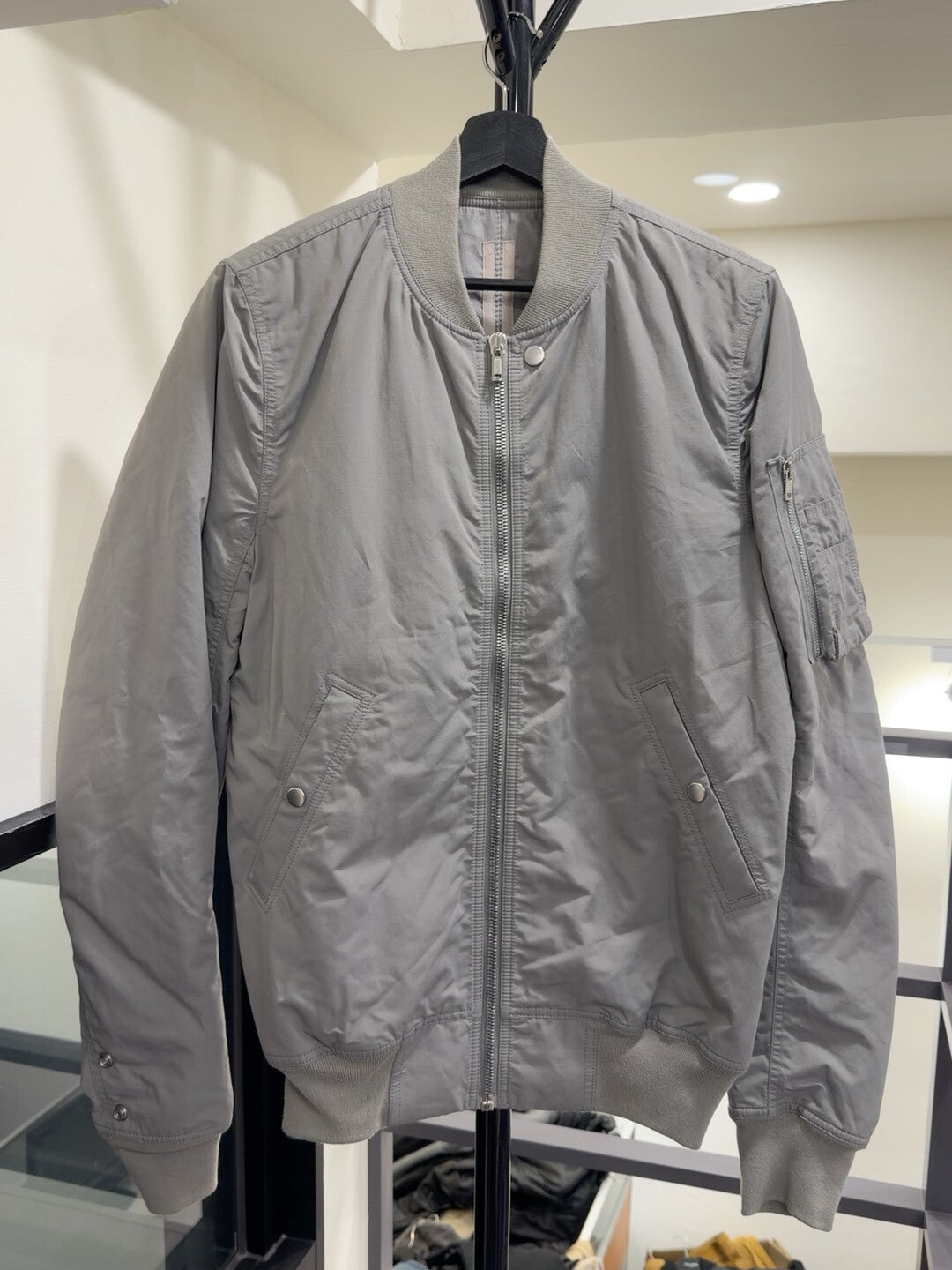 Rick Owens DRKSHDW Gray MA-1 Jacket
