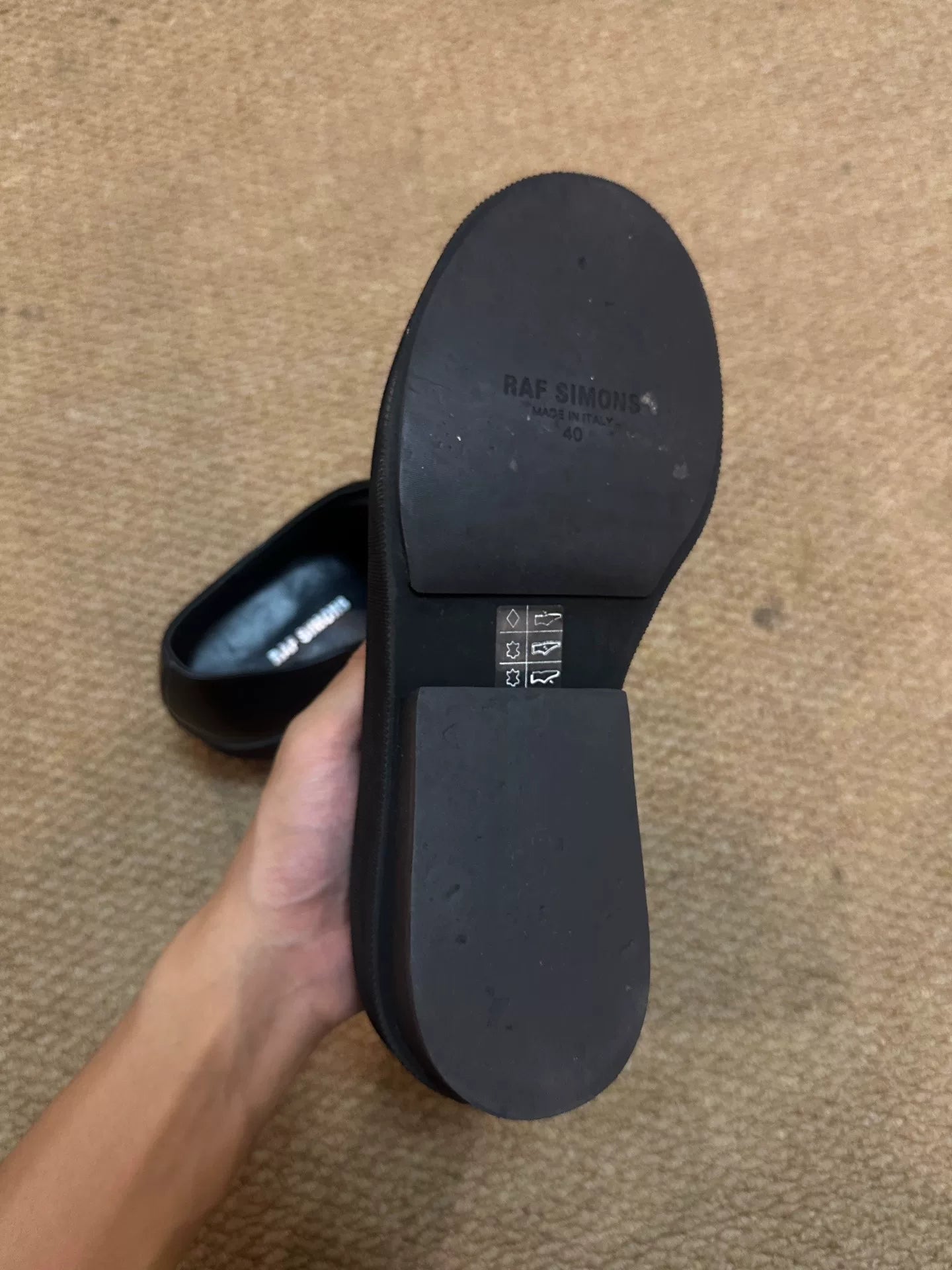 Raf Simons 23SS Round Toe Derby