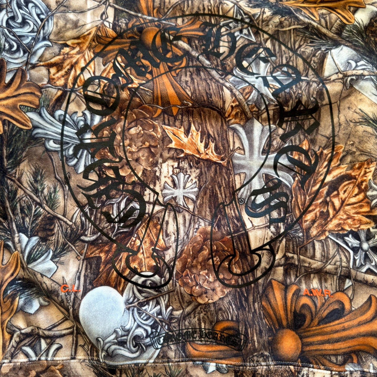 chrome hearts drake nike hoodie with floral print