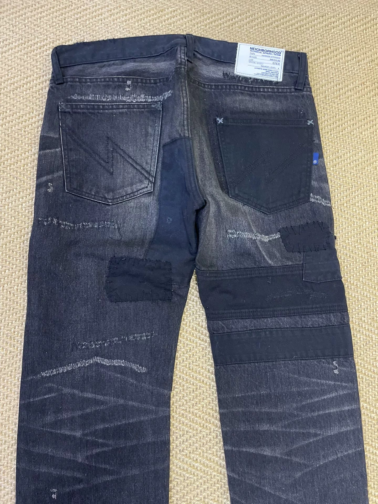 NEIGHBORHOOD 07EX Black Denim Jeans