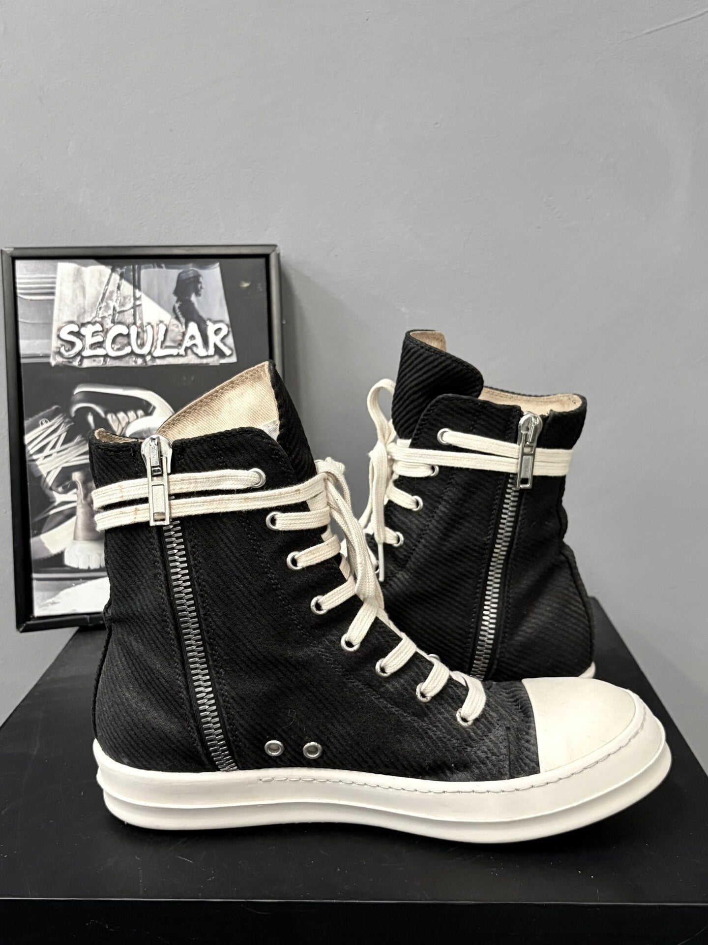 Rick Owens Drkshdw Canvas High-Top