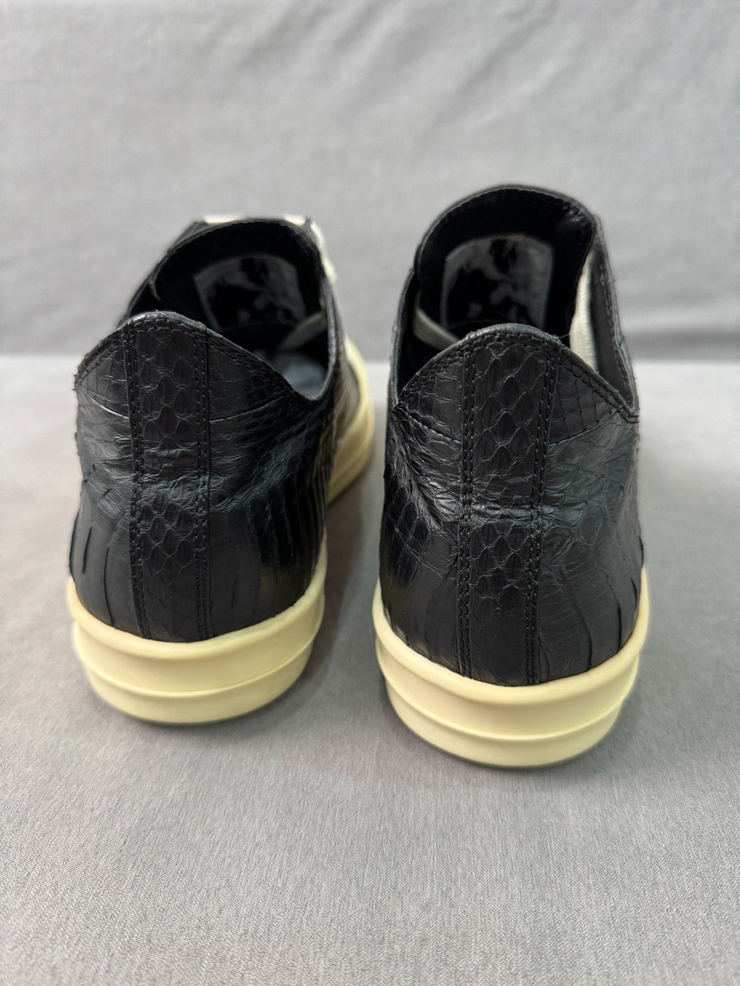 Rick Owens Special Leather Low-Top Sneakers