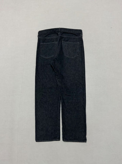 black washed denim pants by A.PRESSE