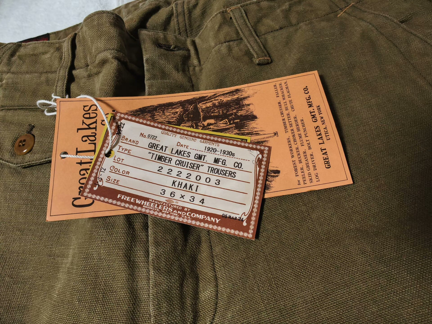 FREEWHEELERS TIMBER CRUISER Cargo Pants