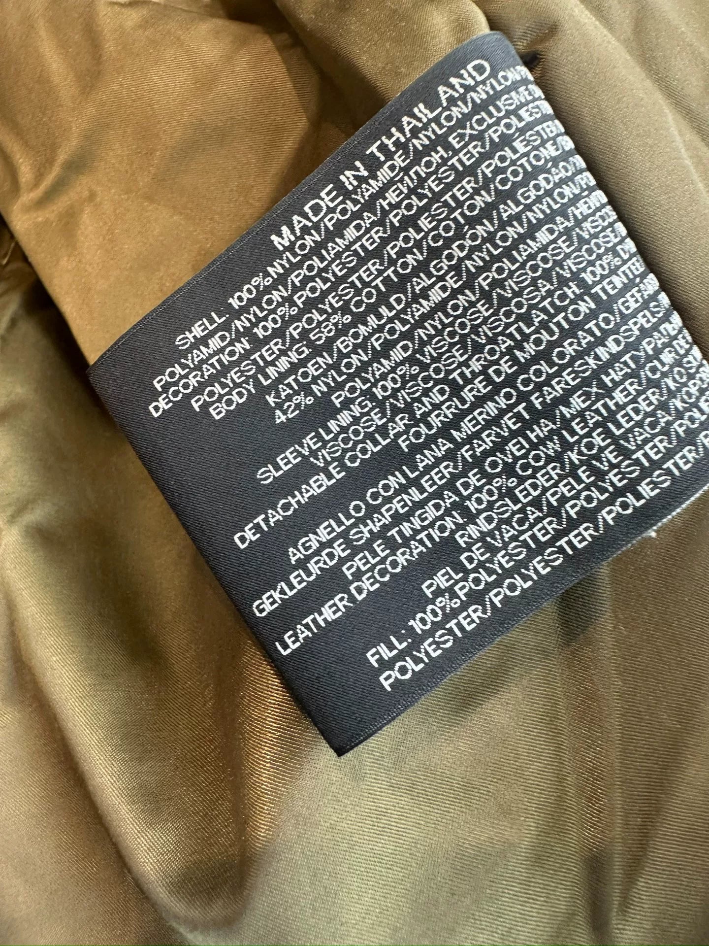Ralph Lauren Black Label Waxed Flight Jacket