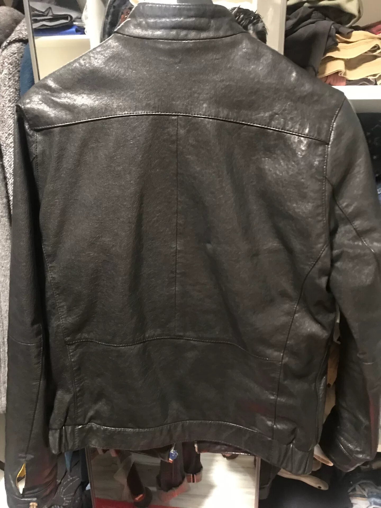 gstar handmade leather jacket size M