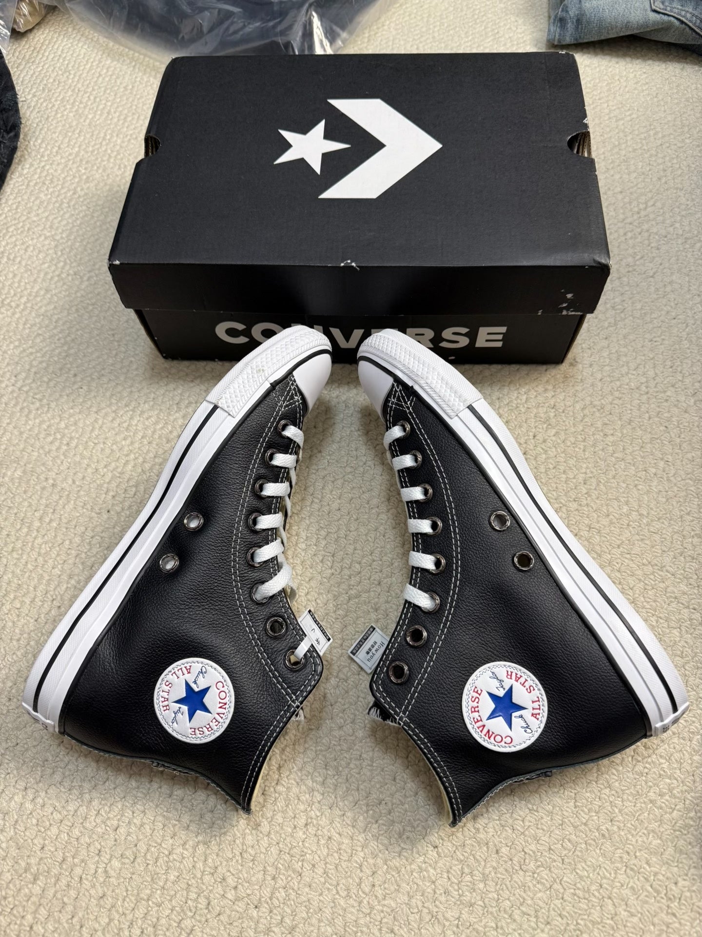 Chrome Hearts Converse Leather All Star