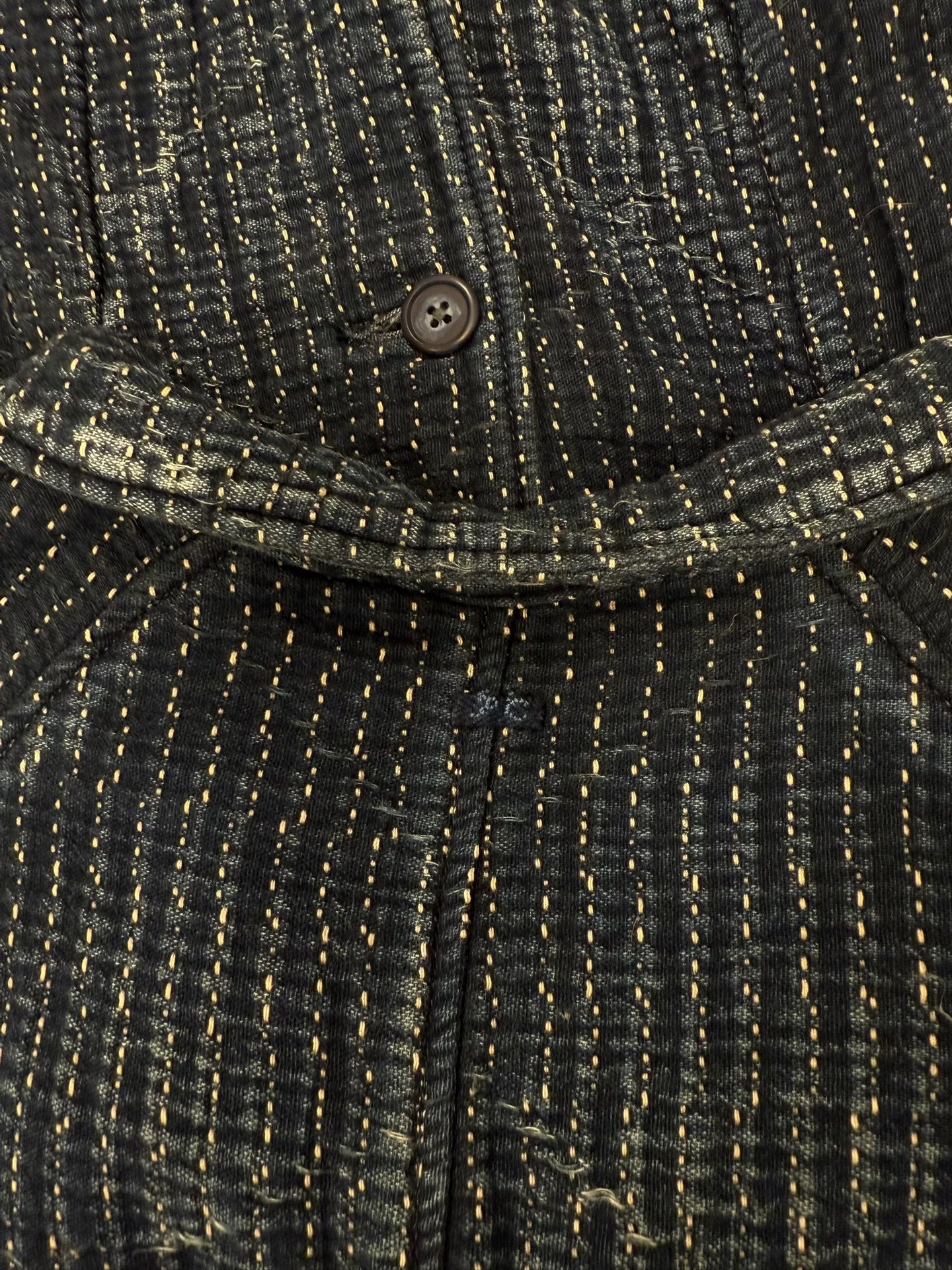 Porter Classic Indigo Corduroy Jacket Coat