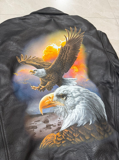 Supreme x MM6 Maison Margiela Schott Eagle Leather Jacket