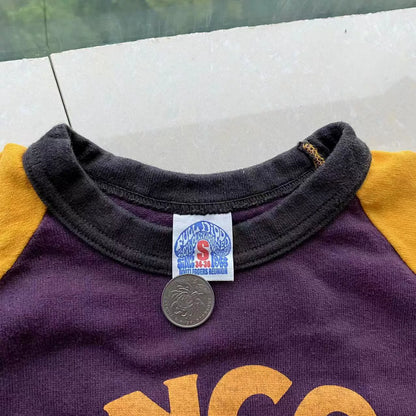 hancock gasoline short sleeve color block t-shirt