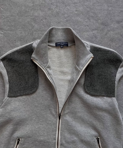 2007 CDG Homme Wool Patch Zip Jacket