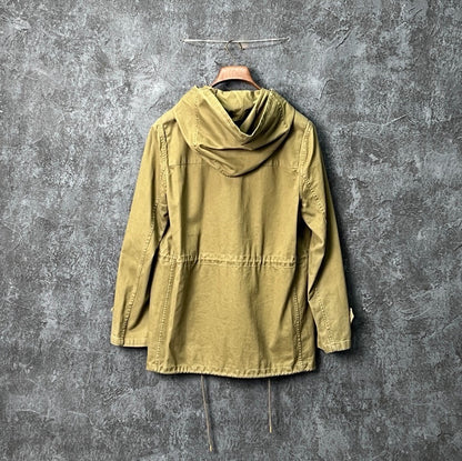 SAINT LAURENT Toggle Hooded Coat