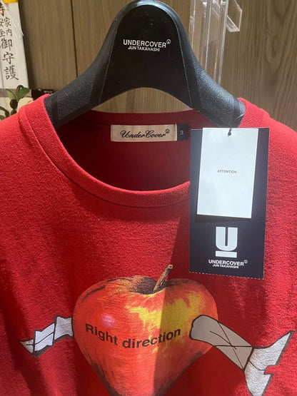 Undercover 18ss Red Apple Nail Tee