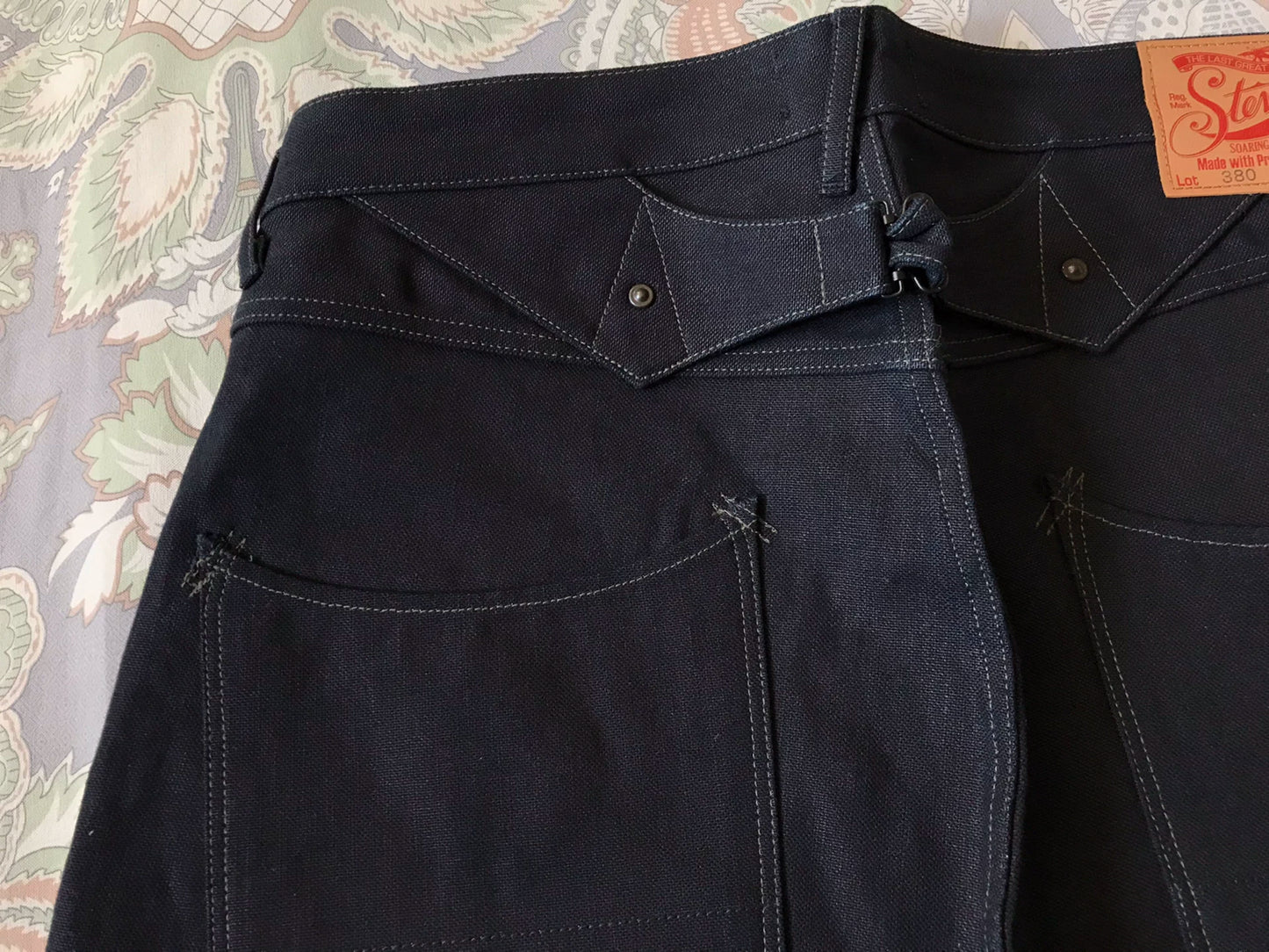 Stevenson Overall 380 Indigo Canvas Pants