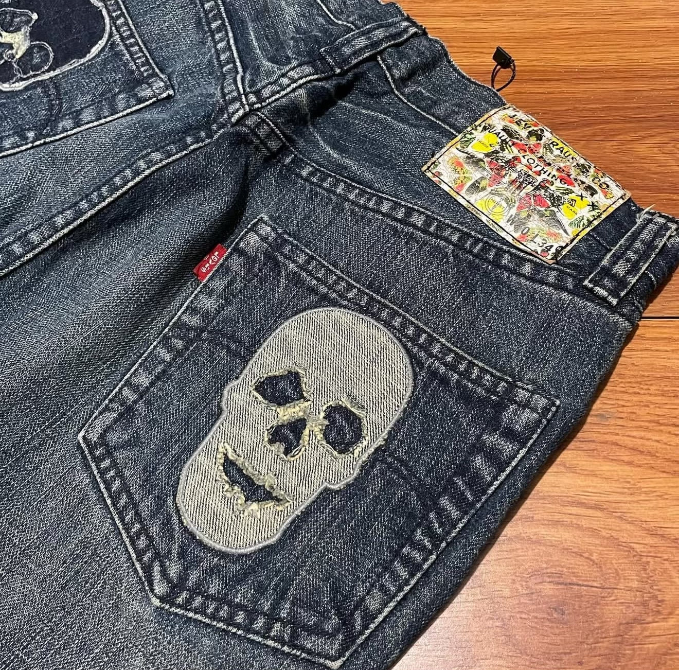 Vintage Levi's FW08 Hirst Skull Jeans