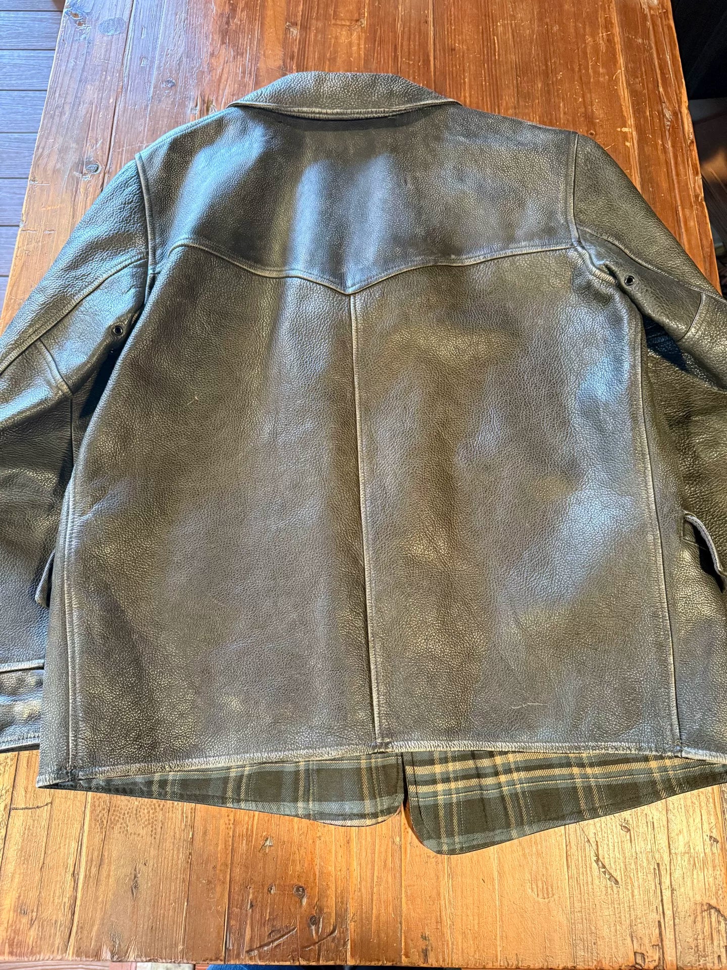 RRL Leather Jacket Size M