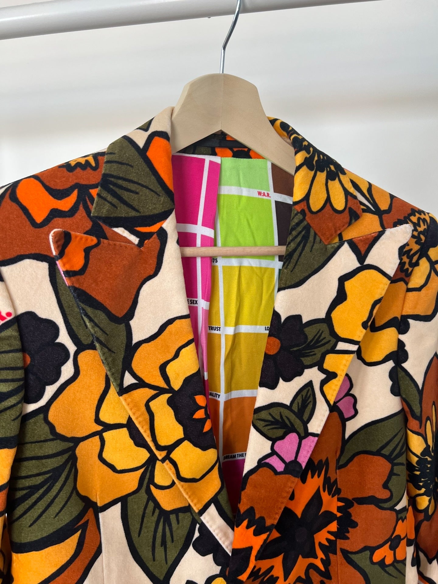 Walter Van Beirendonck SS17 Floral Suit