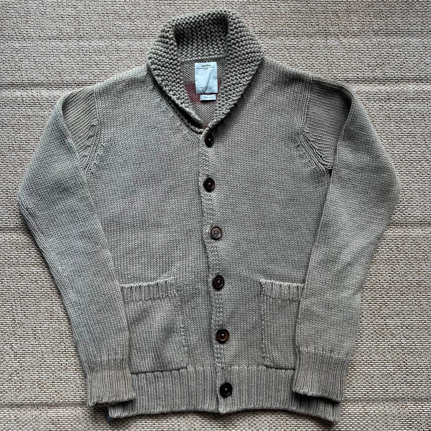 Visvim Sturgis Striped Knit Cardigan
