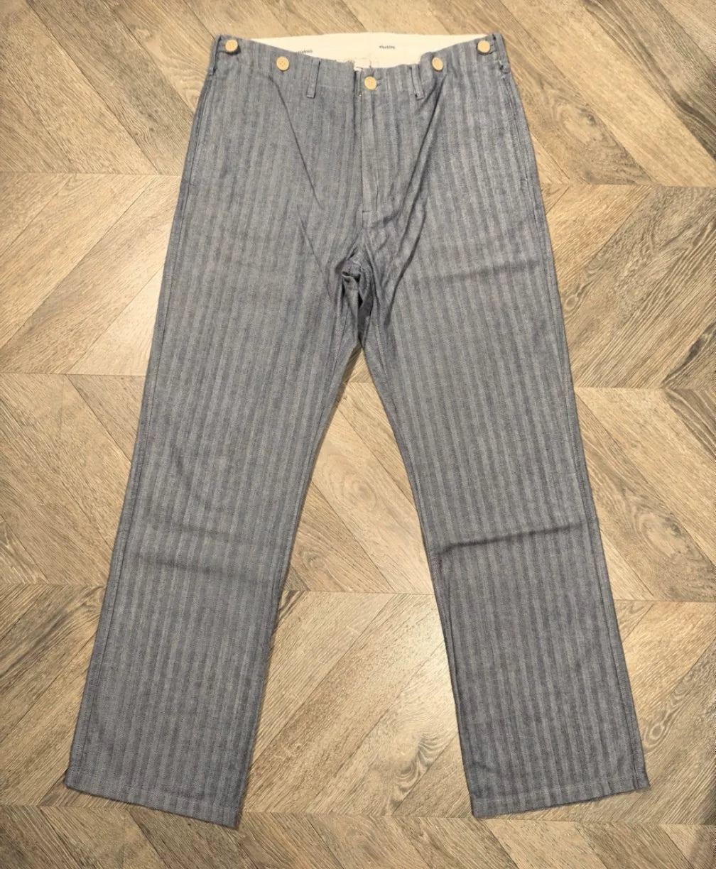 visvim herringbone pattern casual pants