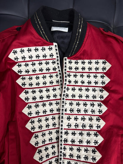 Saint Laurent Red Pilot Jacket