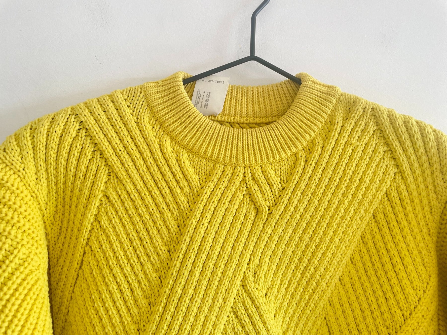 N.HOOLYWOOD Solid Crewneck Knit Sweater