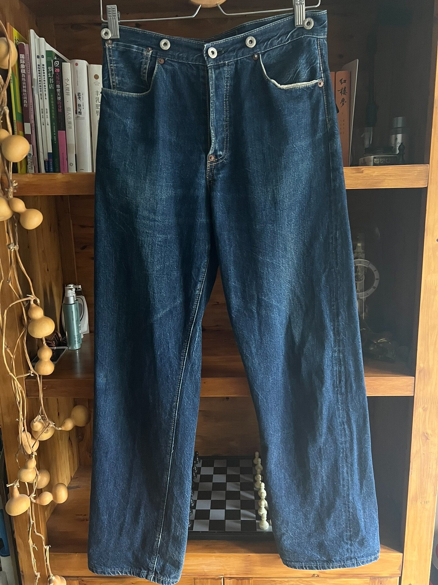 vintage sugar cane straight leg jeans