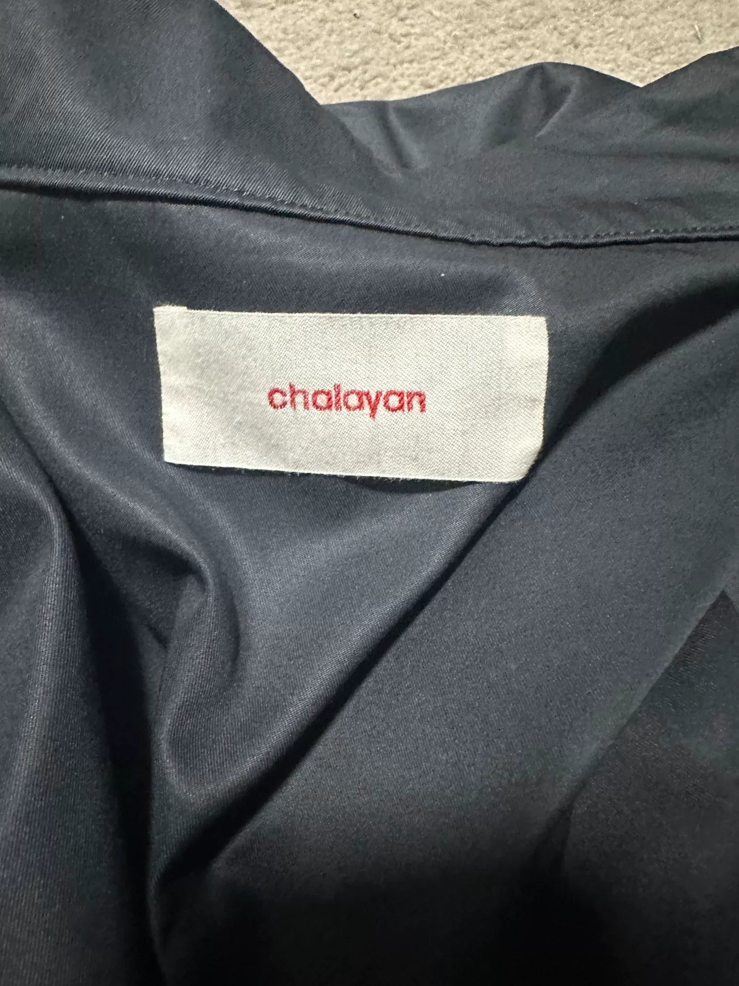 hussein chalayan structured sleeve shirt coat