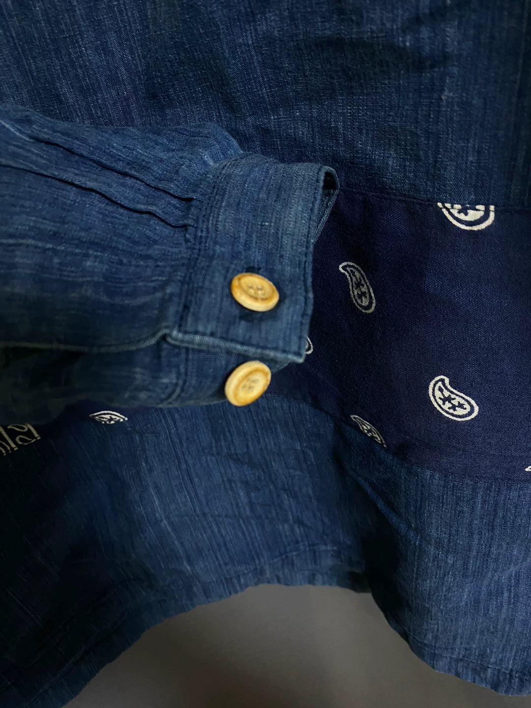 visvim ict Indigo Paisley Shirt 16aw