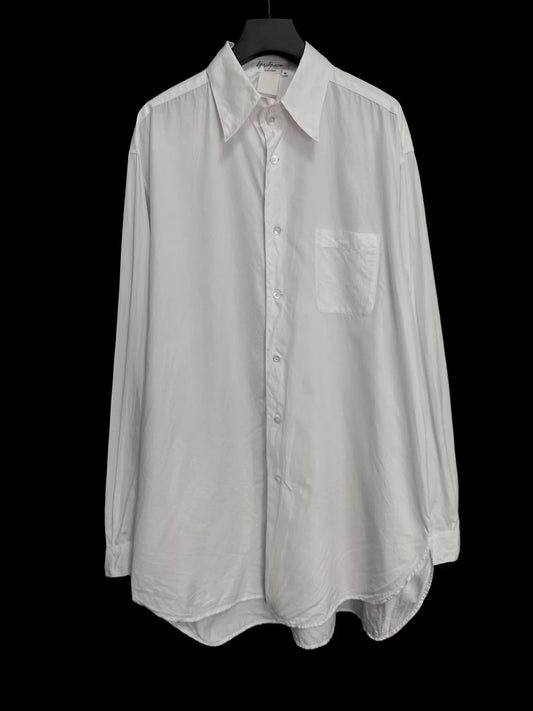 yohji yamamoto white cotton shirt